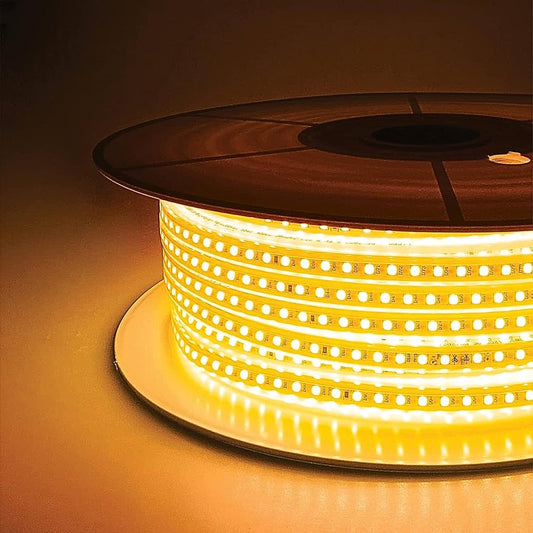 💡 Premium 220V Warm White Rope Light – IP67 Waterproof | 3000K Glow | Flexible & Durable